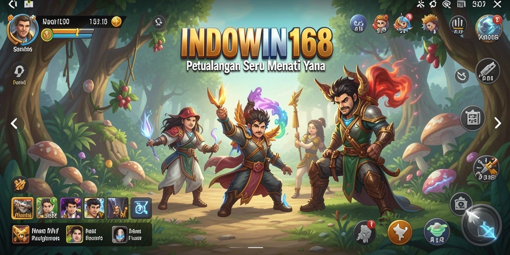 Tampilan gameplay yang mengesankan dalam petualangan INDOWIN168.
